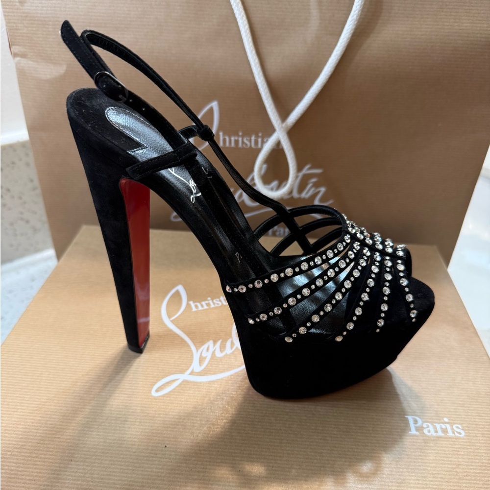 Christian Louboutin VEGAS TRASSIMA ALTA 160 size 37.5 7.5